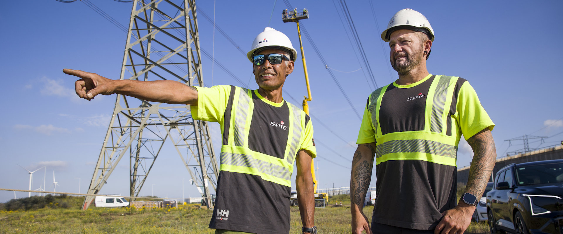 SPIE hoogspanningslijnen