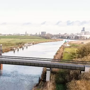 Biobased fietsbrug