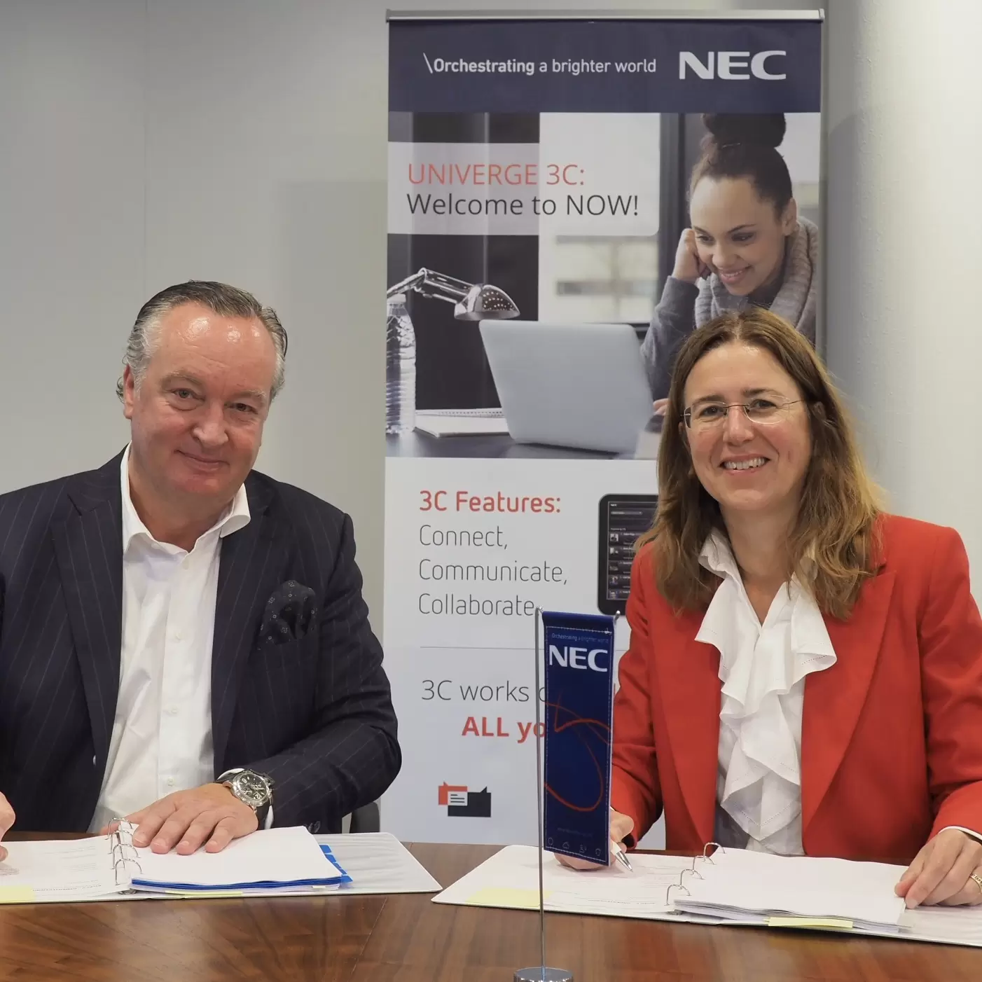 NEC en SPIE bekrachtigen samenwerking met vernieuwd Business Partner contract