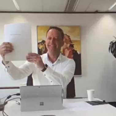 Nikhef ondertekening SPIE