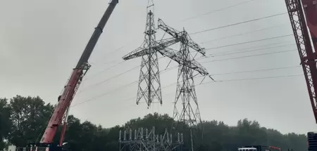 Mast van tien ton staal