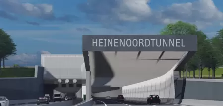 3D tekening Heinenoordtunnel
