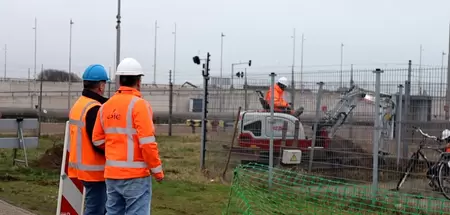 Bodemdesk SPIE graafwerkzaamheden