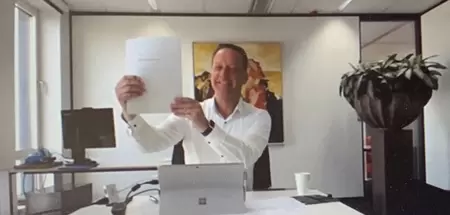 Nikhef ondertekening SPIE